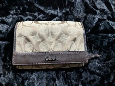Coach Snap Closure Signature Slim Wallet  - Image 1 of 4