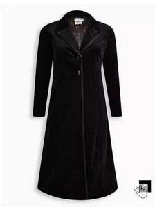 Torrid Übergröße 5 neu Harry Potter schwarz Samt himmlisch zwei Knöpfe Mantel neu ohne Etikett - Bild 1 von 8