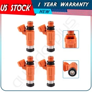 4 Fuel Injectors For 1997-01 Mitsubishi Mirage 1.8L 1999-2003 Suzuki Vitara 2.0L - Picture 1 of 10
