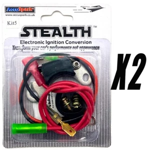 Electronic ignition points conversion Kit for Lucas 45D4 Distributors TWIN PACK - Picture 1 of 8