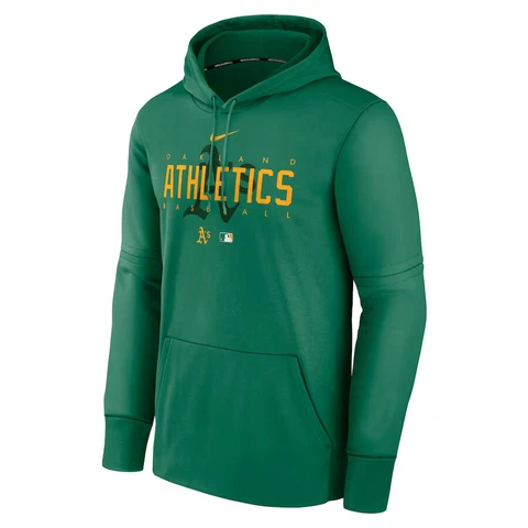 New Oakland Athletics Nike Authentic Collection Pregame Performance Hoodie Men's Cover