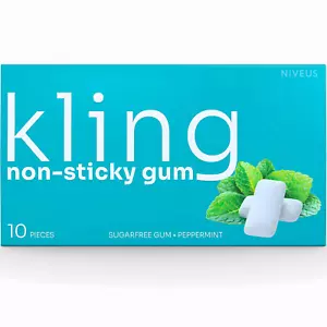Kling Kieferorthopädischer Kaugummi - Zuckerfreier Xylit Kaugummi für Invisalign & Zahnspange - Bild 1 von 12