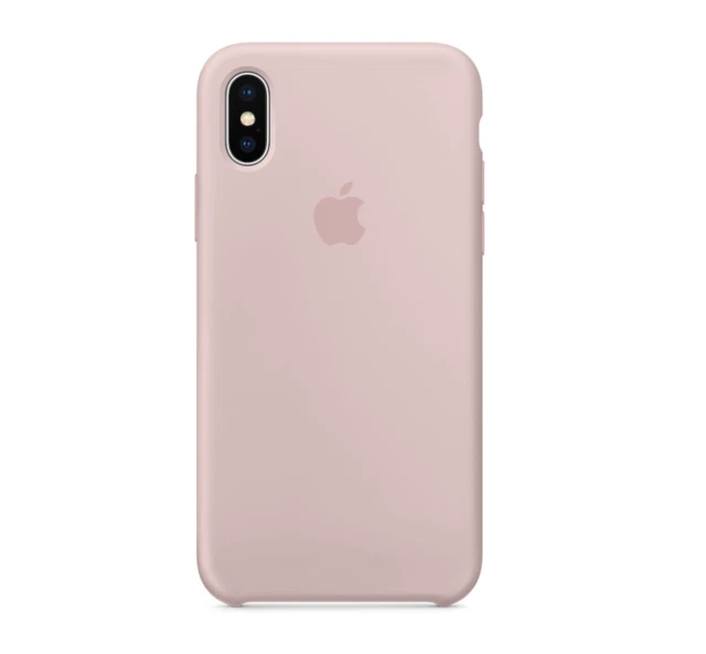 Official Apple Pink Silicone Case for iPhone X