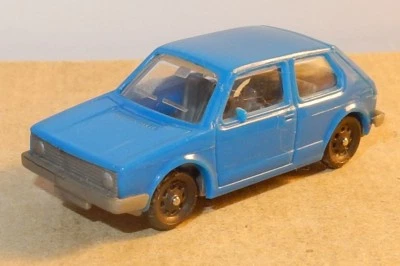 MICRO FLEISCHMANN HO 1/87 VOLKSWAGEN GOLF BLEU CLAIR no box Foto 1 de 3