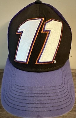 Sombrero ajustado mediano pequeño Nascar Denny Hamlin #11 FedEx Joe Gibbs New Era para hombre Foto 1 de 4
