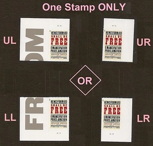 US 4721 Civil Rights Emancipation Proclamation F plate single MNH 2013 - Bild 1 von 1