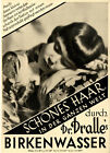 Schnes Haar Frauen-Serie 1 Dr.Dralle's Birkenhaarwasser Firmen-Werbung von 1931