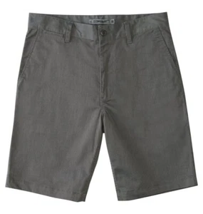 Dc Shoes Worker Walkshort Chino Shorts Para Hombre Gris Adyws03065 Kpv0 Rrp £50 - Imagen 1 de 6