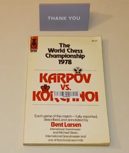 The World Chess Championship 1978: Karpov vs Korchnoi PaperbackVintage Rare - Picture 1 of 16