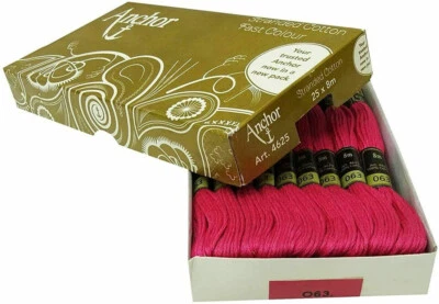 Anchor Threads Stranded Cotton Thread Cross Stitch Hand Embroidery Floss 063 - Image 1 of 4