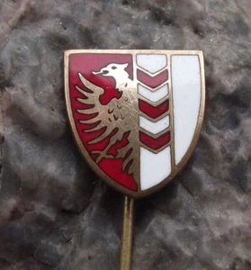 Antique Opava White Eagle Heraldic Crest Czech Coat of Arms Pin Badge - Picture 1 of 2