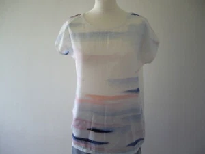 REDUCED BNWOT Next Capped Sleeved T-Shirt White/Multi With Sequins Size 10 - Picture 1 of 7