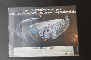 Original 1969 magazine advert: HILLMAN HUNTER frame-ready wall-art - Picture 1 of 1