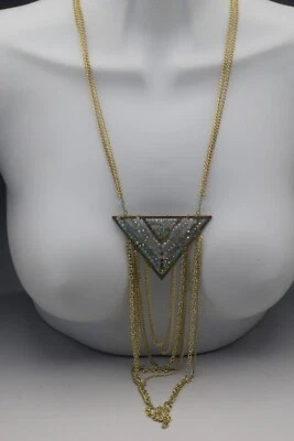 NAKAMOL ЧИКАГО FLAPPER БАХРОМА АР-ДЕКО СТИЛЬ ОЖЕРЕЛЬЕ МУЛЬТИ ЦЕПОЧКА СЛОИСТЫЙ MWT - Изображение 1 из 4