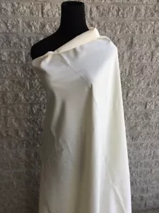 New 1 Yards 18” Cream Polyesters Twill 59" Width - Picture 1 of 2