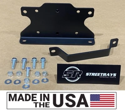 [SR] Winch Mount Plate Bracket 02-13 Can-Am Bombardier Outlander 400 500 650 800 - Image 1 of 4