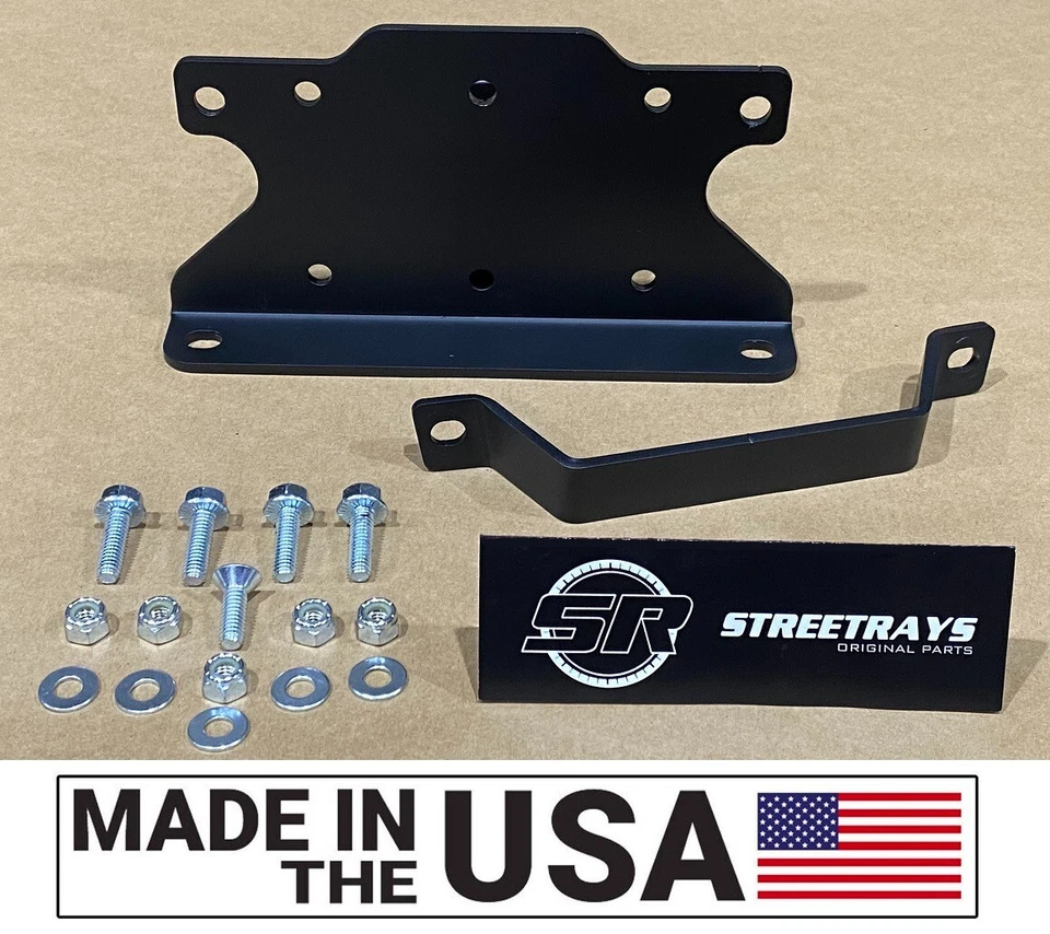[SR] Winch Mount Plate Bracket 02-13 Can-Am Bombardier Outlander 400 500 650 800 - Image 1 of 4
