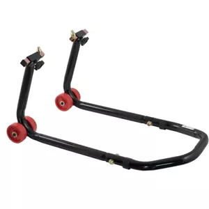 Cavalletto Alza Moto Solleva Anteriore perno Regolabile 2 Ruote Nero - Imagen 1 de 1