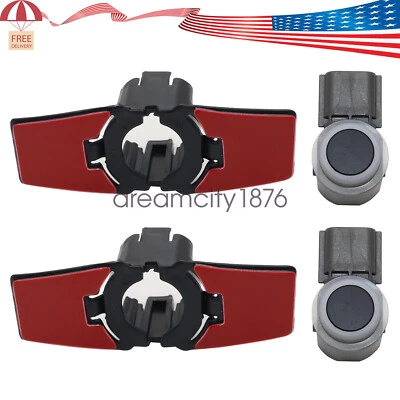 4件装停车传感器和支架适合英菲尼迪Q50 2014-2022 28533-5ZA0A 28438-4GA1A — 第 1/4 张图片