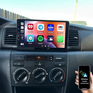 For Toyota Corolla 2002-2007 Apple Carplay Android 14 Car Stereo Radio GPS Navi - Picture 1 of 14