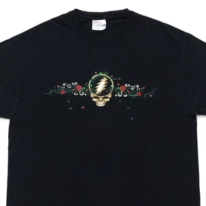 Camiseta Grateful Dead Vintage 2002 Steal Your Face Love Skull Roses PIB L - Imagen 1 de 11