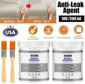 2× Home Roof Bath Invisible Waterproof Coating Insulating Sealant Anti-Leak Agen - Picture 1 of 16