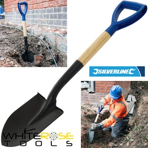 Silverline Mini Shovel Round Nose Micro Spade 700mm Snow Garden Car Gold Digging - Picture 1 of 4
