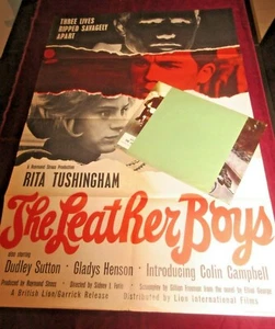 INCREÍBLE PÓSTER ORIGINAL DE PELÍCULA Y TARJETAS DE VESTÍBULO - THE LEATHER BOYS - 1964 - Imagen 1 de 12