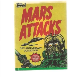 ATAQUES DE MARTE - COLECCIÓN 50 ANIVERSARIO - TAPA DURA - CON TARJETAS - - Imagen 1 de 2