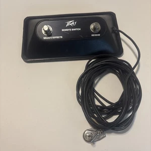 Peavey Remote Switch 2 Button Select/Effects Reverb Foot Switch - WORKS - Picture 1 of 5