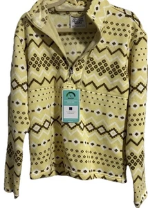 Herrenpullover neu mit Etikett gelb nordischer Druck Murmeltier Berg S Einzelhandel $ 120 g5 - Bild 1 von 8