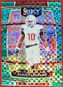 Darius Leonard - 2022 Select Draft Picks Green Squares Prizm #76 South Carolina - Picture 1 of 6