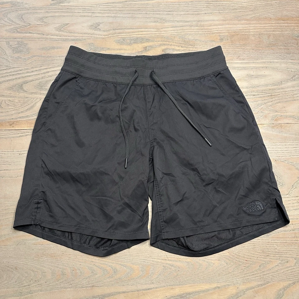 The North Face Aphrodite Motion Bermuda Shorts Women’s M Goblin Gray Drawstring - Image 1 of 4
