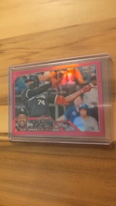 Topps Chrome, Eloy Jiménez, Chicago White Sox, #34, Pink - Bild 1 von 2