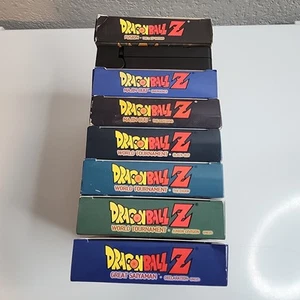 Dragon Ball Z Majin BUU Saga VHS Lot DBZ 8 Tapes Uncut & Edited Fusion - Picture 1 of 10