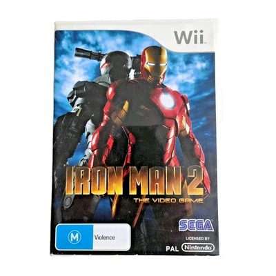 Iron Man 2 The Video Game Nintendo Wii Game No Manual - tested working - Image 1 of 4