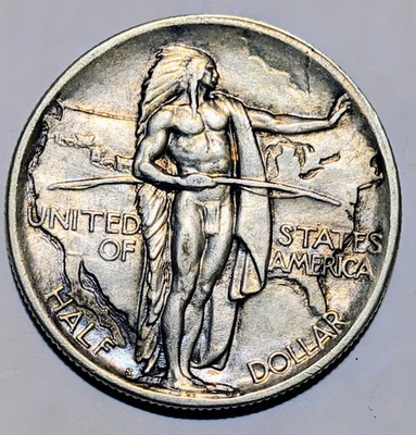 1926-S Oregon Trail Commemorative Half Dollar - Image 1 of 2