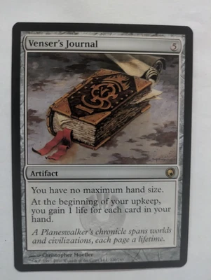 Venser's Journal Scars of Mirrodin MTG NM Free shipping with tracking - Image 1 of 2