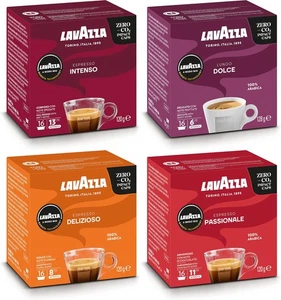 Lavazza A Modo Mio Mixed (4 types) Coffee Capsules - 64 Pods (b) - Picture 1 of 7