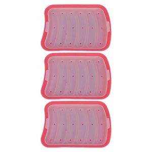 Molde de silicona para pan para perros calientes 3 piezas molde para alimentos para bebés soporte para salchichas - Imagen 1 de 20
