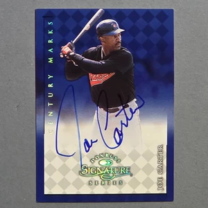 1998 Donruss Signature Series Auto Century Marks SSP #d/100 Joe Carter Auto - Picture 1 of 2