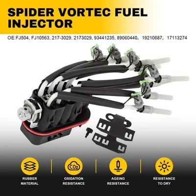 Inyector de combustible Spider Vortec para Chevy 1996-2000 GMC Chevrolet C/K 1500 2500 3500 Foto 1 de 4