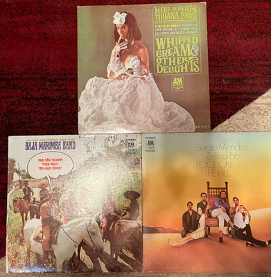  LP vinyl lot - Herb Alpert Tijuana Brass WHIPPED CREAM OTHER -Baja Marimba Band Foto 1 de 4