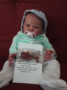 Süßes Rebornbaby zu verkaufen, sein Name ist LOUIS VON ADRIE STOETE - Bild 1 von 3