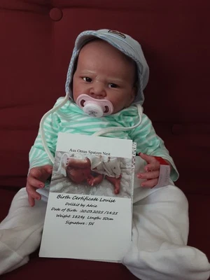 Süßes Rebornbaby zu verkaufen, sein Name ist LOUIS VON ADRIE STOETE - Bild 1 von 3