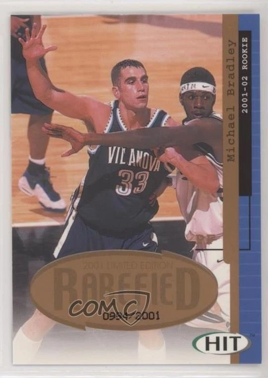 2001-02 SAGE Hit Rarefied Bronze /2001 Michael Bradley #R3 Rookie RC - Image 1 of 2