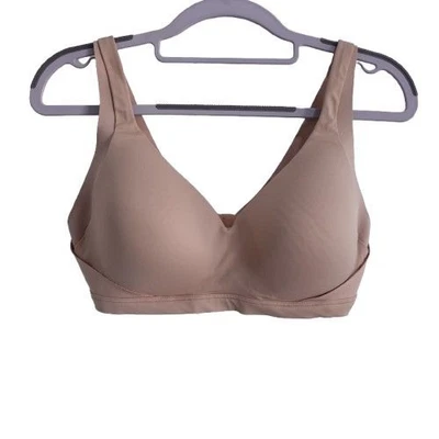 Sujetador Camiseta Warner's Suave Espalda Cómodo Inalámbrico Ligeramente Forrado Talla M Tostado Foto 1 de 4