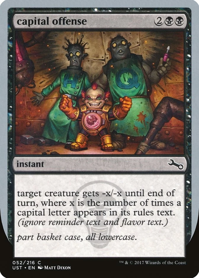 capital offense [Unstable] (UST 52) Near Mint - Image 1 of 1