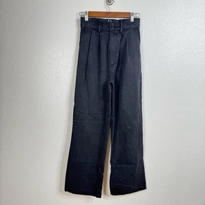 Mate the Label schwarze plissierte Hose weites Bein Größe XS - Bild 1 von 5
