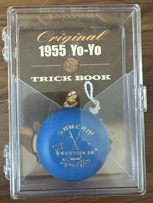 Original 1955 Duncan Super Yo-Yo Wood Tournament Tips Trick Book Case 2011 Repro - Image 1 of 4
